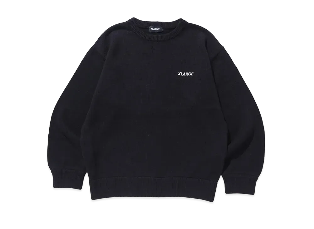 XLARGE STANDARD LOGO KNIT XLARGE "Black"