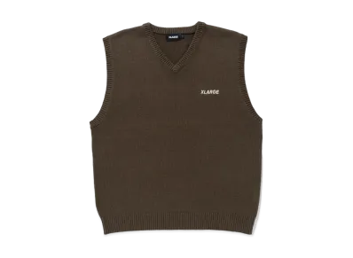 XLARGE STANDARD LOGO KNITVEST "Brown"