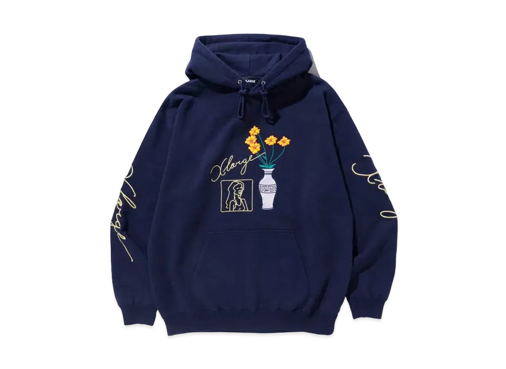 XLARGE FLOWER VASE PULLOVER HOODED SWEAT XLARGE "Navy"