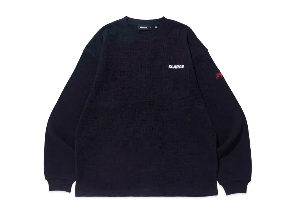 XLARGE THERMAL L/S POCKET TEE XLARGE "Black"