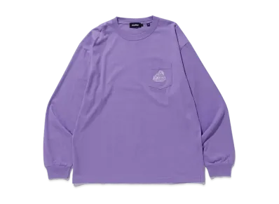 XLARGE EMBROIDERY SLANTED OG L/S POCKET TEE XLARGE "Purple"