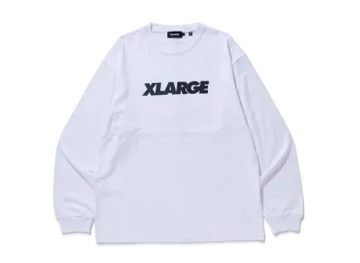 XLARGE STANDARD LOGO L/S TEE XLARGE "White"