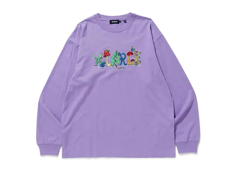 XLARGE TYPE BY NATURE L/S TEE XLARGE "Purple"