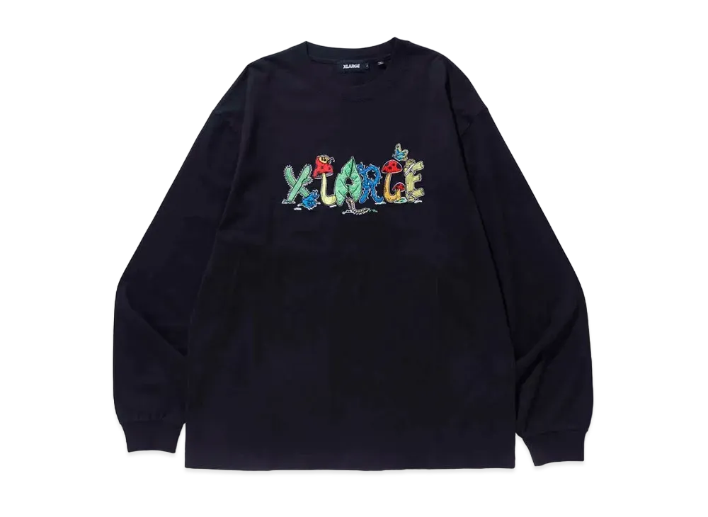 XLARGE TYPE BY NATURE L/S TEE XLARGE "Black"