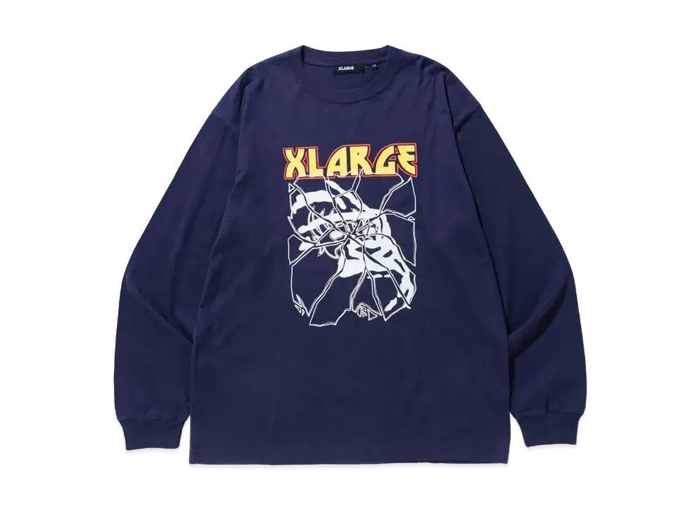 XLARGE ROCK AND ROLL L/S TEE XLARGE "Navy"