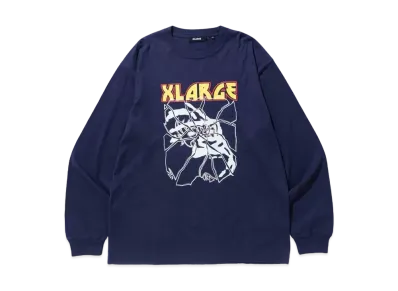 XLARGE ROCK AND ROLL L/S TEE XLARGE "Navy"