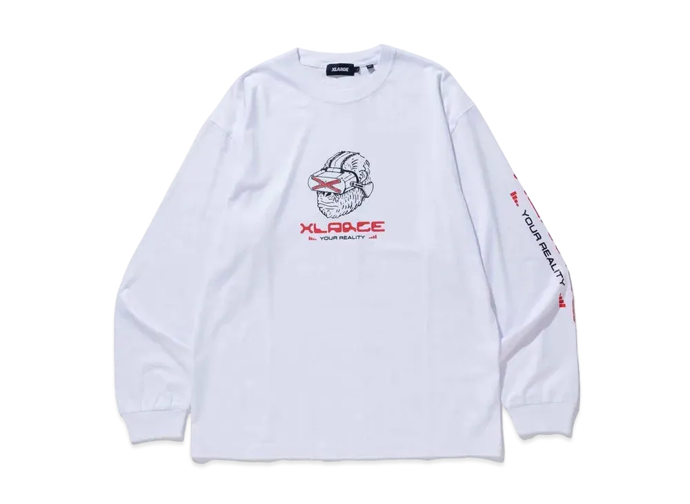 XLARGE YOUR REALITY L/S TEE XLARGE "White"