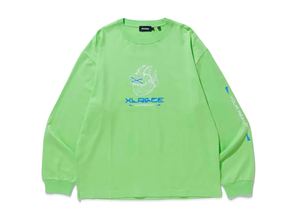 XLARGE YOUR REALITY L/S TEE XLARGE "Lt Green"
