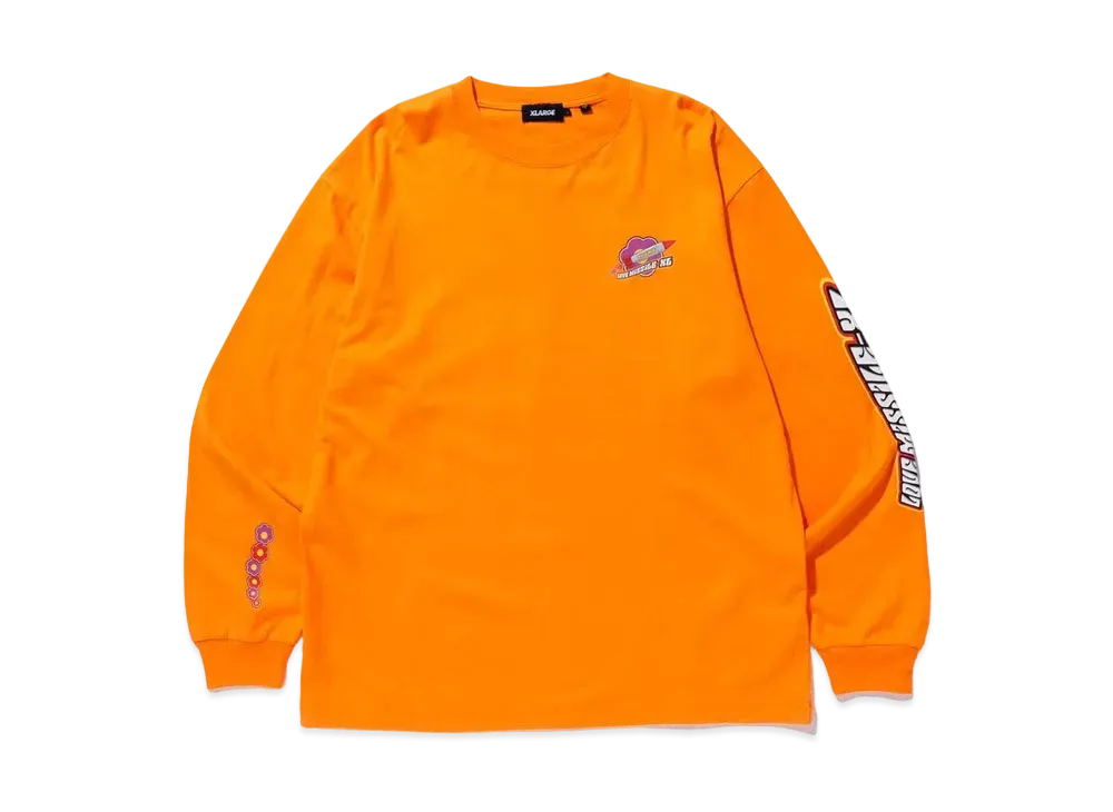 XLARGE LOVE MISSILE L/S TEE XLARGE "Orange"