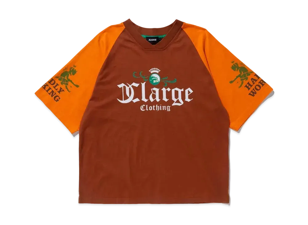 XLARGE 2TONE RAGLAN H/S TEE XLARGE "Brown"