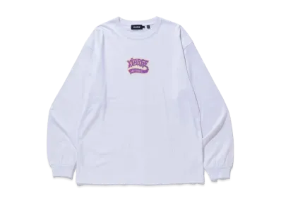 XLARGE XL HOLOGRAM LOGO L/S TEE XLARGE "White"
