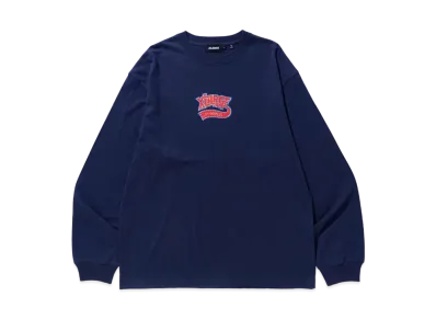 XLARGE XL HOLOGRAM LOGO L/S TEE XLARGE "Navy"