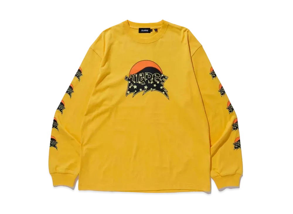 XLARGE EVENING L/S TEE XLARGE "Yellow"
