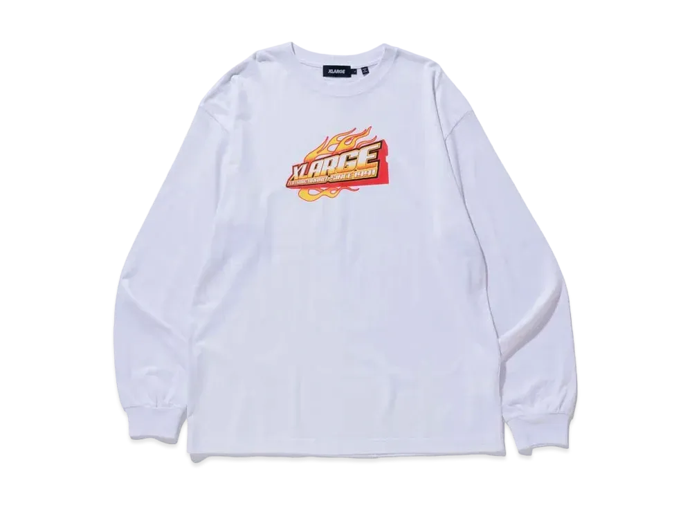 XLARGE HOT ROAD L/S TEE XLARGE "White"