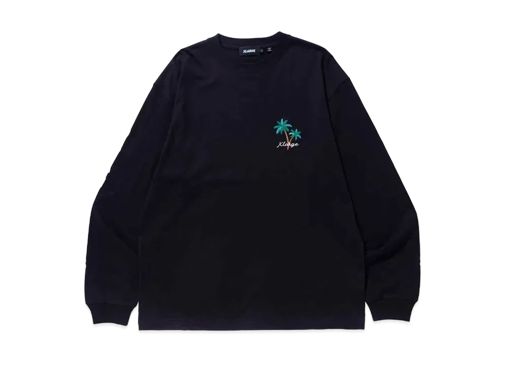 XLARGE FLAG GAL L/S TEE XLARGE "Black"