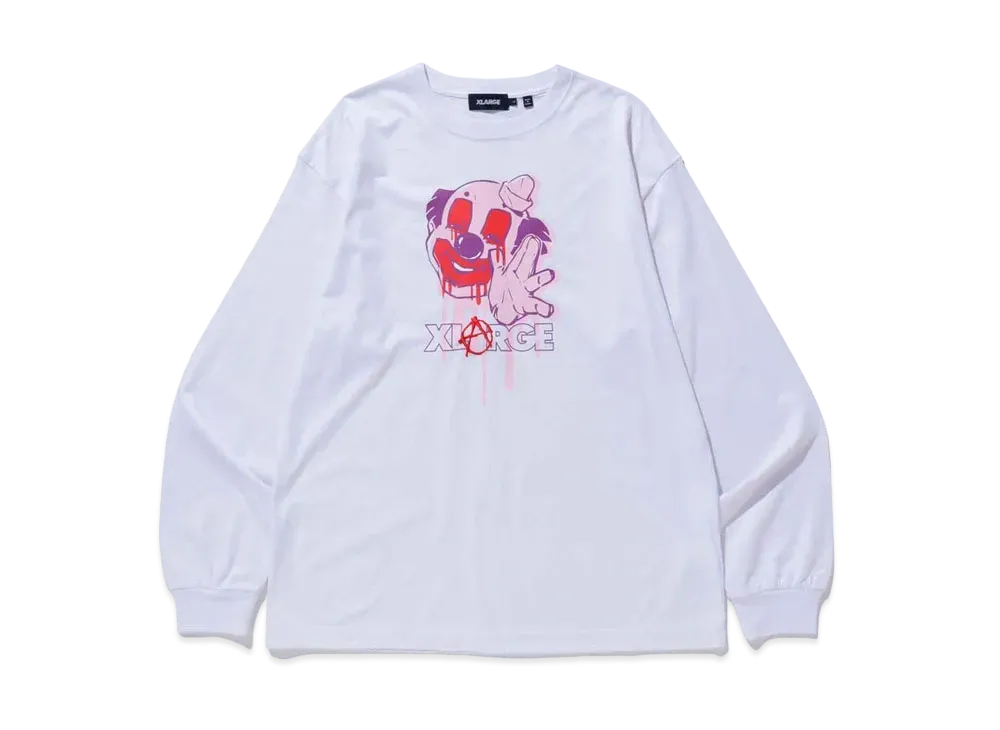 XLARGE MAD PIERROT L/S TEE XLARGE "White"
