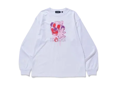 XLARGE MAD PIERROT L/S TEE XLARGE "White"