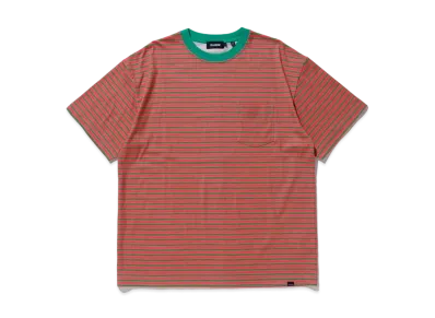 XLARGE STRIPE POCKET S/S TEE XLARGE "Green"