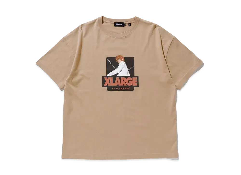 XLARGE x DEATHNOTE SS TEE LIGHT OG "Beige"