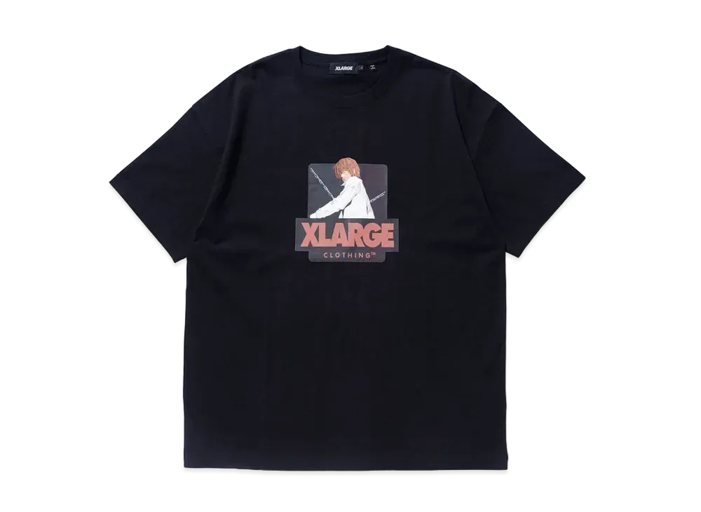 XLARGE x DEATHNOTE SS TEE LIGHT OG "Black"