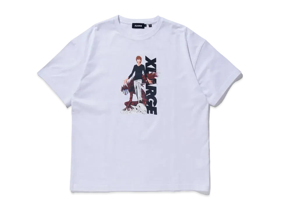 XLARGE x DEATHNOTE SS TEE LIGHT AND RYUK "White"