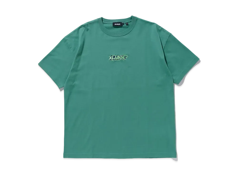 XLARGE FIRE LOGO S/S TEE "Green"