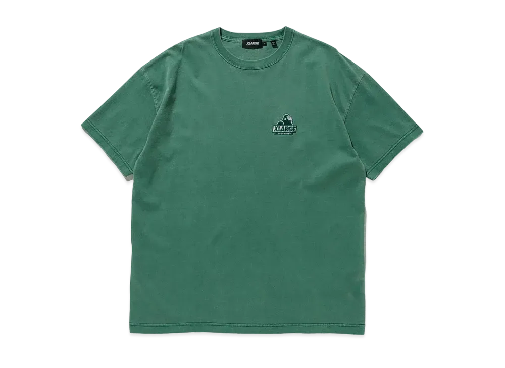XLARGE PIGMENT EMBROIDERY SLANTED OG S/S TEE "Green"