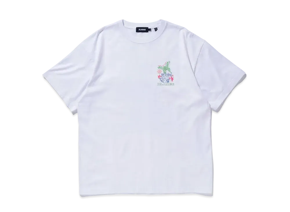 XLARGE BUTTERFLY S/S TEE XLARGE "White"