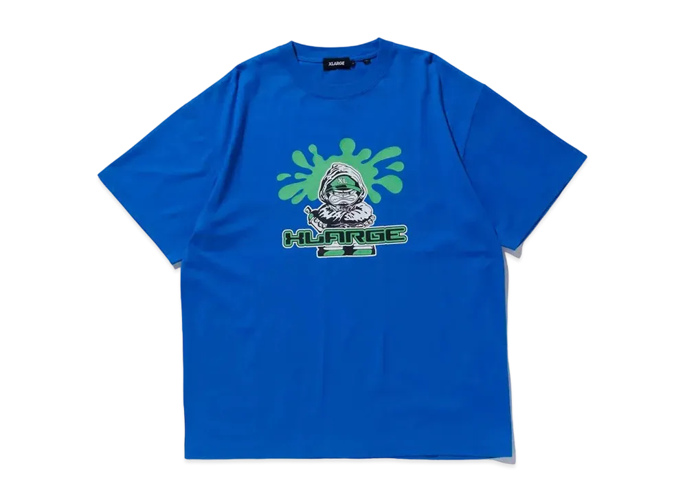 XLARGE SPRAY BEAST S/S TEE XLARGE "Blue"