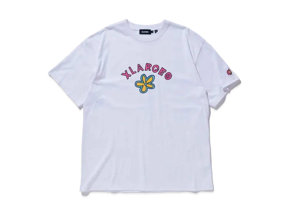 XLARGE PEACE FLOWER S/S TEE XLARGE "White"