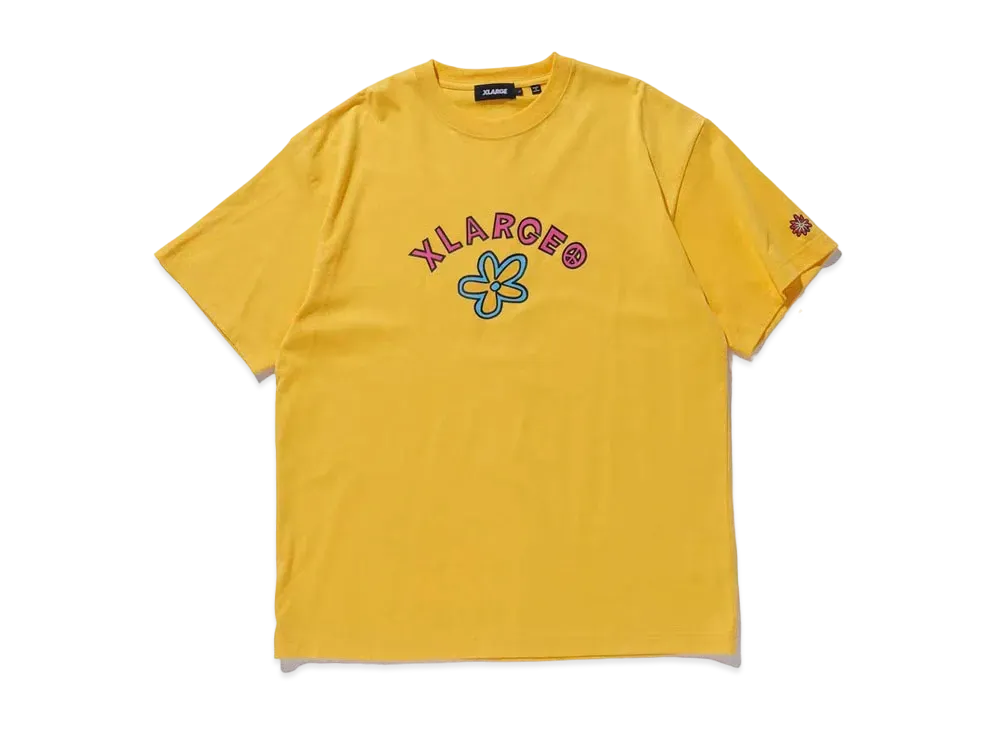 XLARGE PEACE FLOWER S/S TEE XLARGE "Yellow"