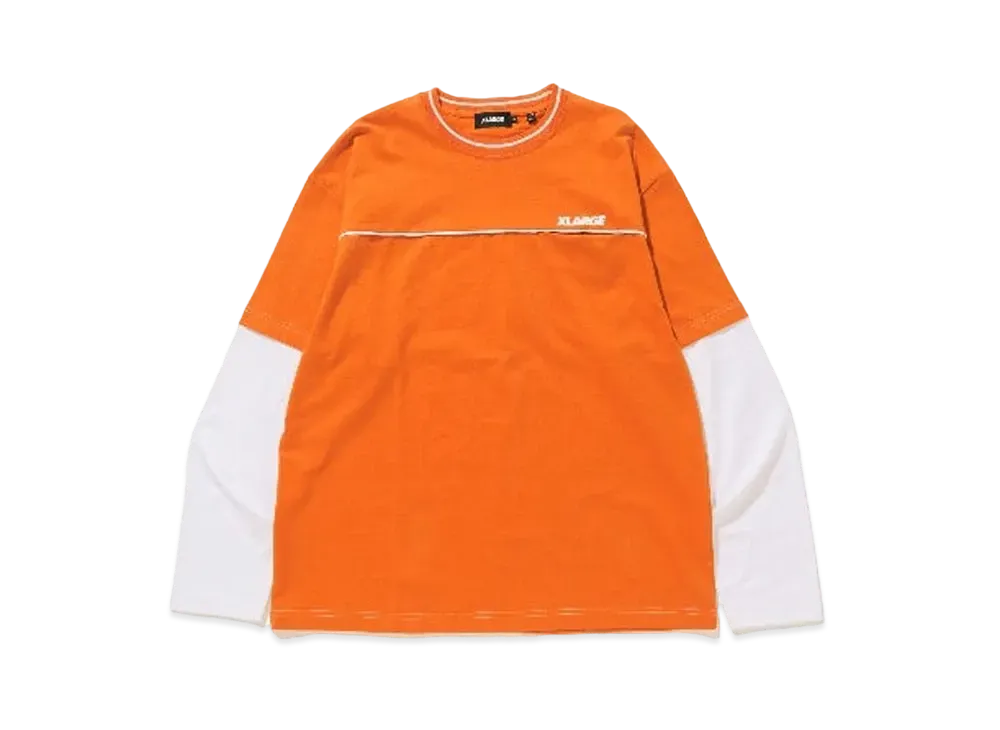 XLARGE LAYERD L/S TEE "Orange"