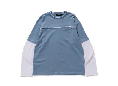 XLARGE LAYERD L/S TEE "Light Blue"