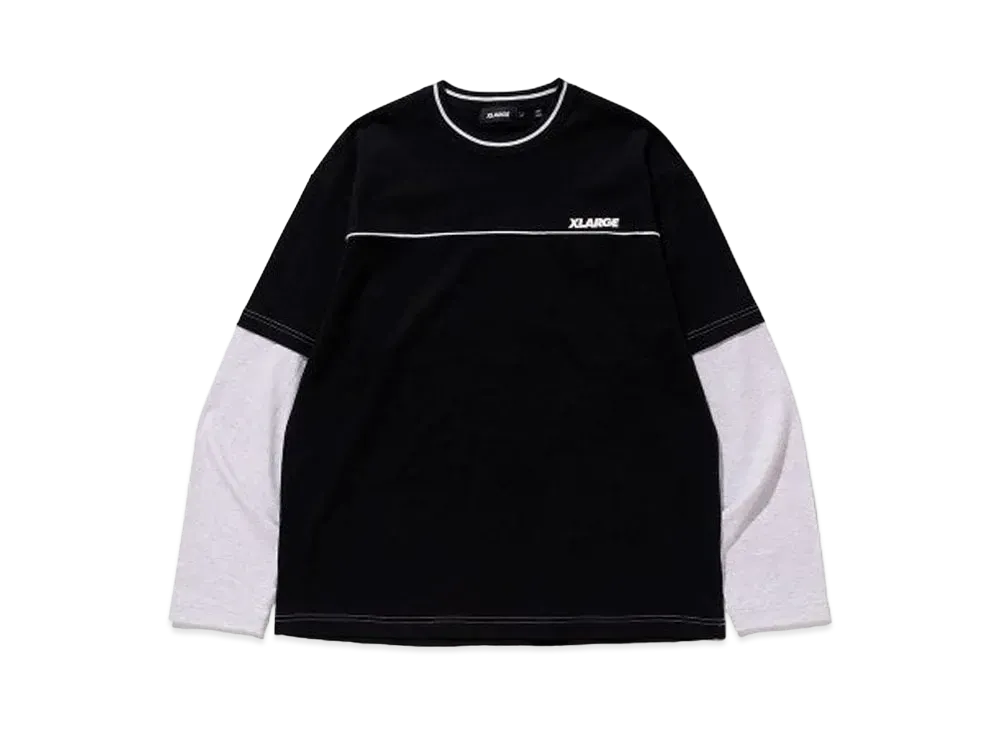 XLARGE LAYERD L/S TEE "Black"