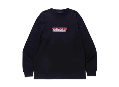 XLARGE MOUNTAIN LOGO L/S TEE "Black"