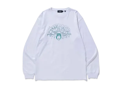 XLARGE GRAFFITI L/S TEE "White"
