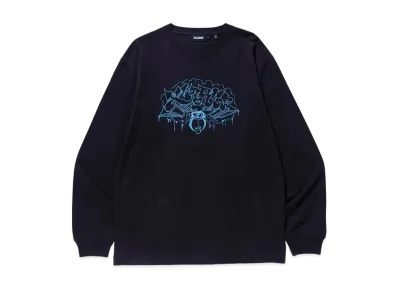 XLARGE GRAFFITI L/S TEE "Black"