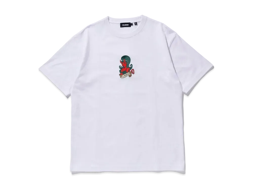 XLARGE S/S TEE DEVIL "White"