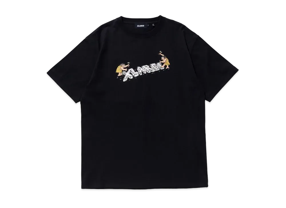 XLARGE S/S TEE STONE LOGO "Black"
