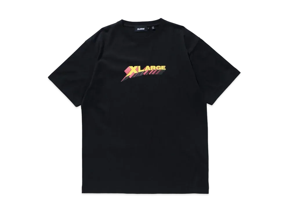 XLARGE 3D LOGO S/S TEE "Black"
