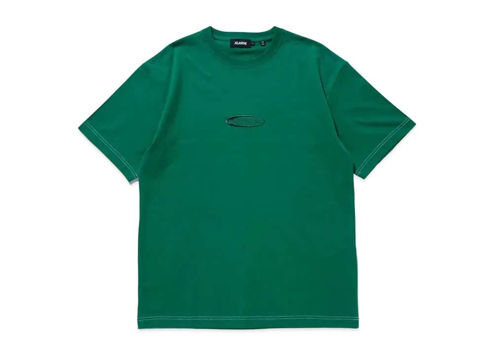 XLARGE WHITE STITCH EMBROIDERY S/S TEE "Green"