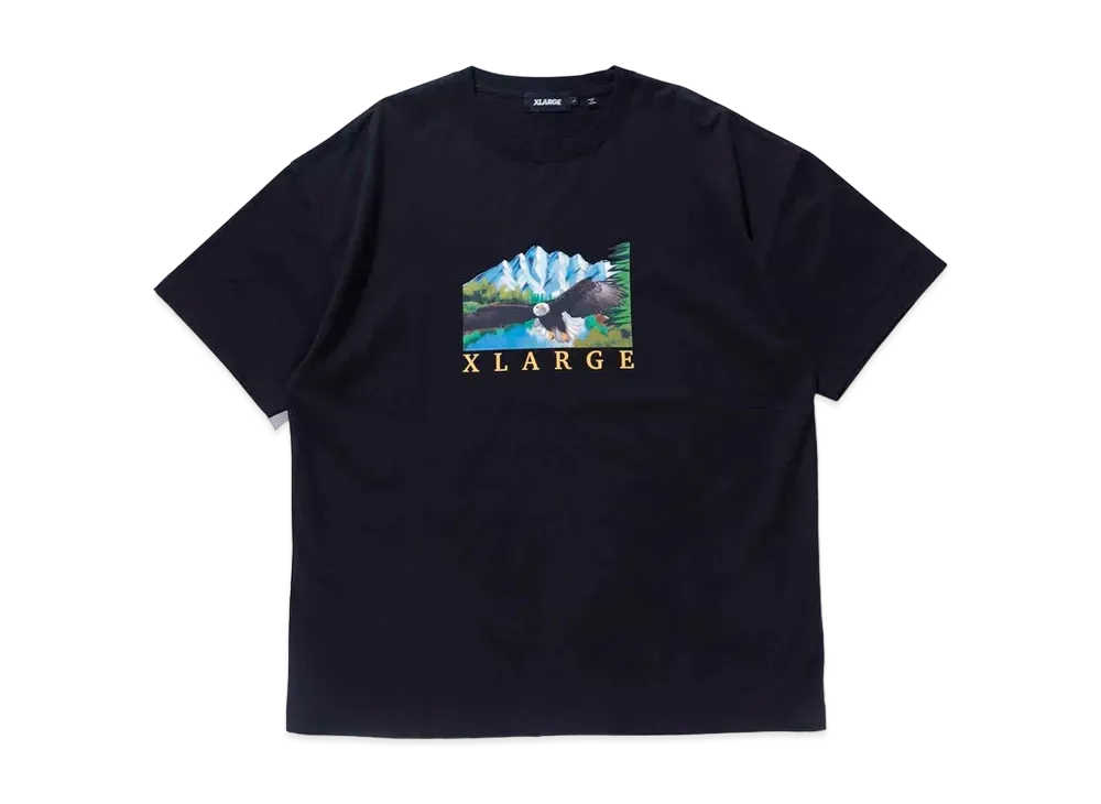 XLARGE LAKE S/S TEE "Black"