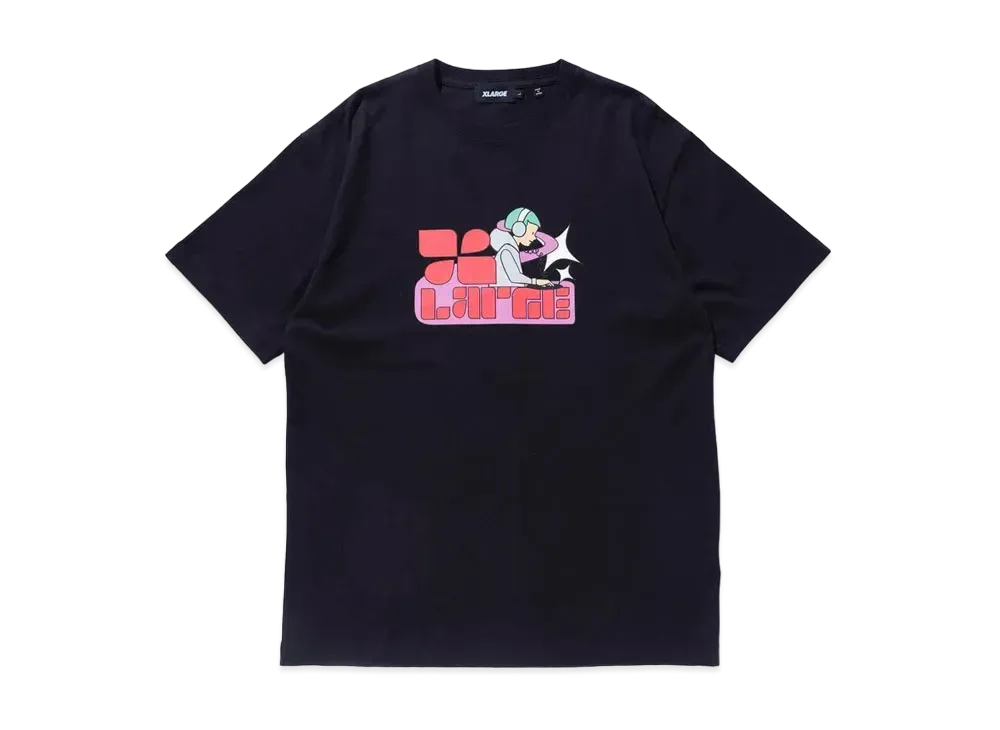 XLARGE DISC JOCKEY S/S TEE "Black"