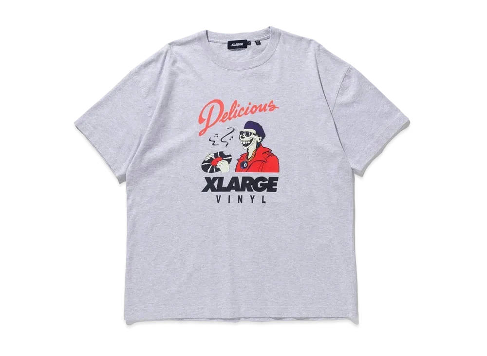 XLARGE MR DELICIOUS 87 LOGO S/S TEE "Ash"