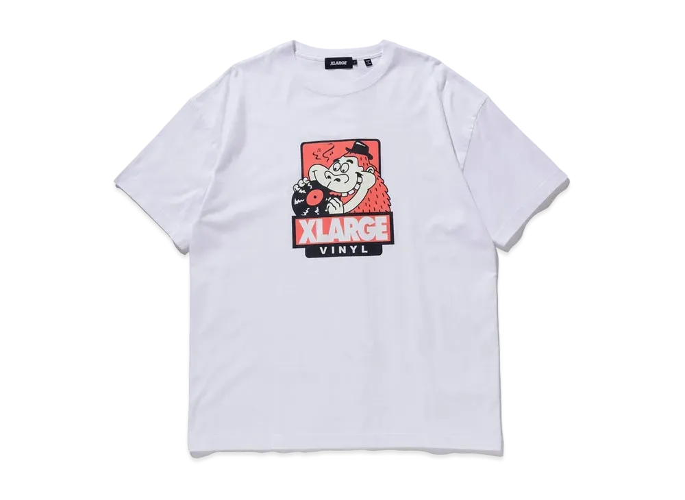 XLARGE THE VINYL MONSTER LOGO S/S TEE "White"