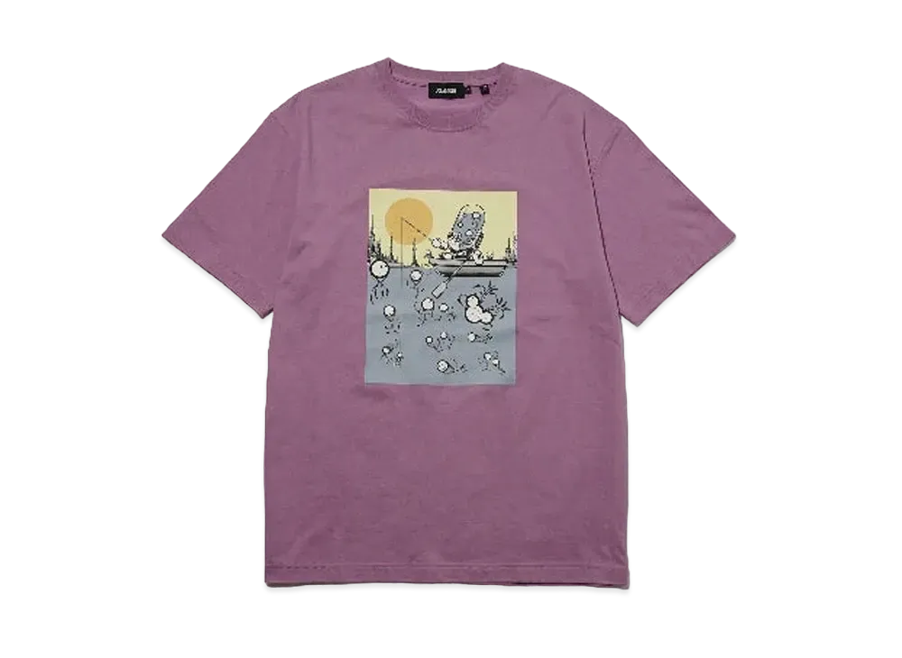 XLARGE x LONDON POLICE S/S TEE LONDON POLICE "Purple"