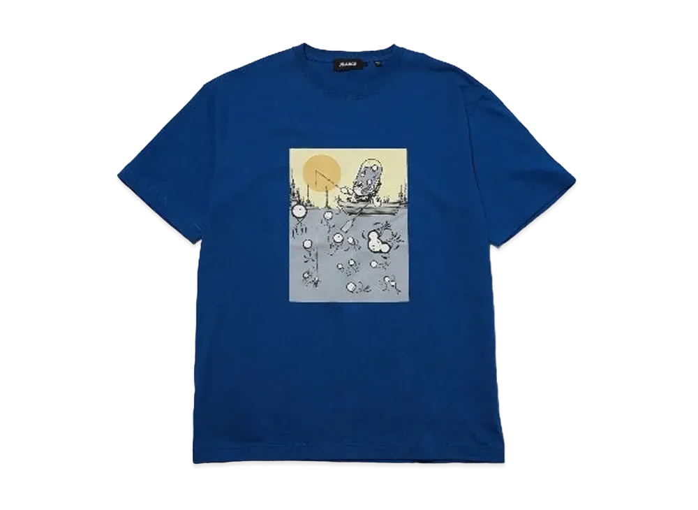 XLARGE x LONDON POLICE S/S TEE LONDON POLICE "Navy"