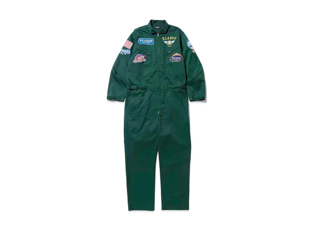 XLARGE PILOT LOGO L/S JUMPSUIT XLARGE "Green"