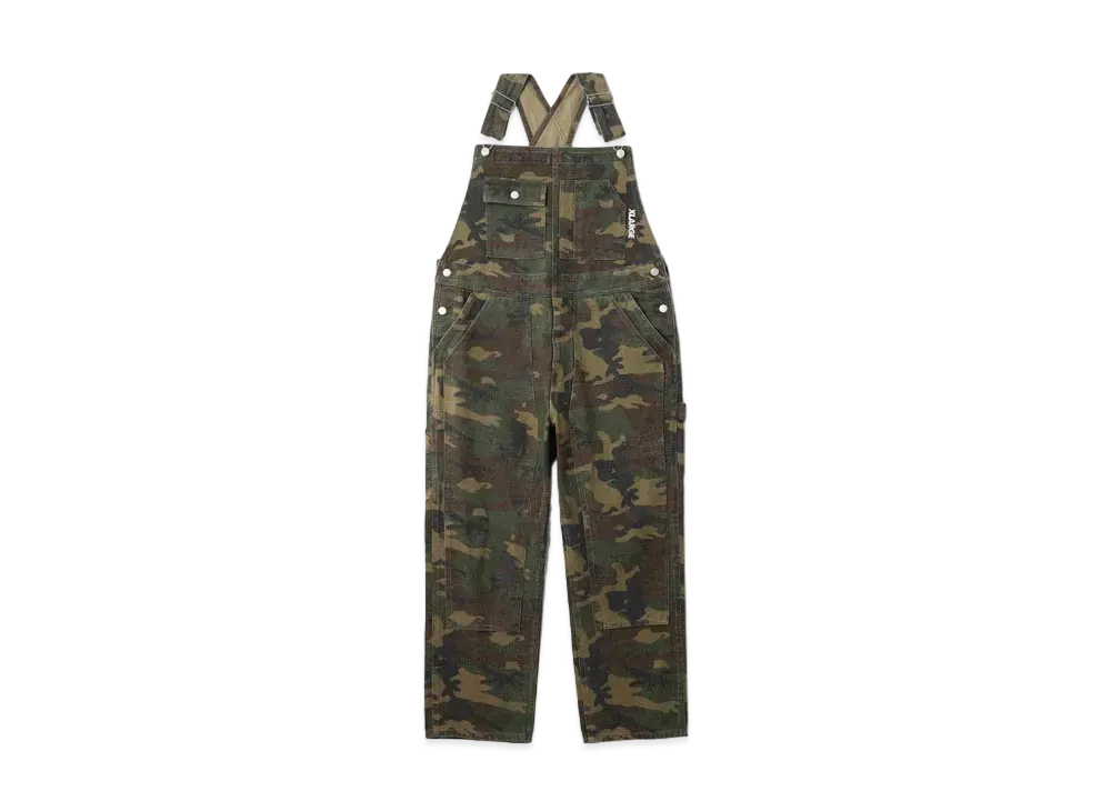 XLARGE PATCHED DOUBLE KNEE OVERALL XLARGE "Camo"