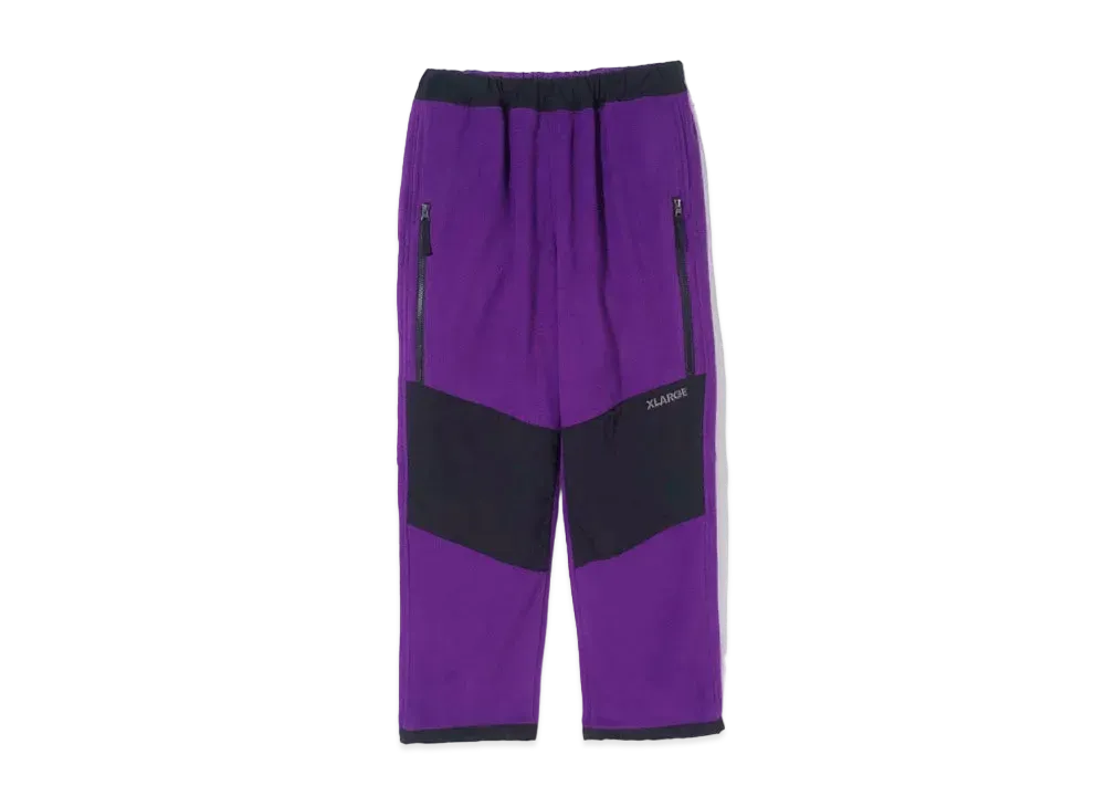XLARGE PANELED FLEECE PANTS "Purple"